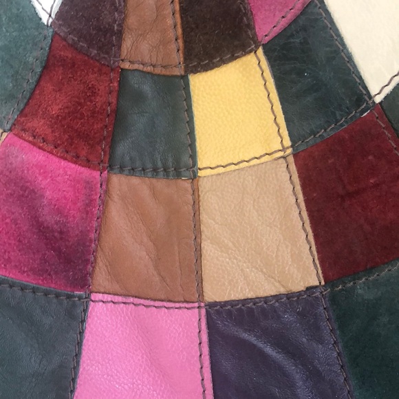 Lucky Brand Patchwork  Leather Shoulder Bag - Picture 6 of 8